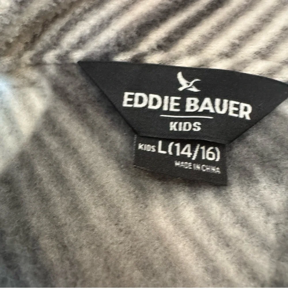 Eddie Bauer Kids Red and Gray winter coat size 14/16